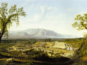 Jakob Hackert | Хаккерт Якоб - Blick auf die Ruinen von Pompeji