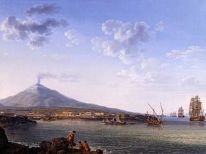 Jakob Hackert | Хаккерт Якоб - Blick auf Catania und den tna