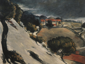 Cezanne Paul | Сезанн Поль - Тающий снег в Эстаке
