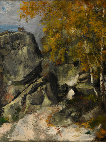 Cezanne Paul | Сезанн Поль - Скалы в лесу Фонтенбло