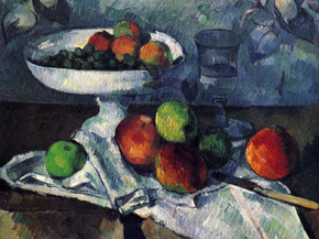 Cezanne Paul | Сезанн Поль - Натюрморт с блюдом для фруктов