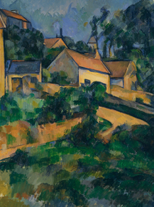 Cezanne Paul | Сезанн Поль - Крутой поворот на дороге в Монжеру
