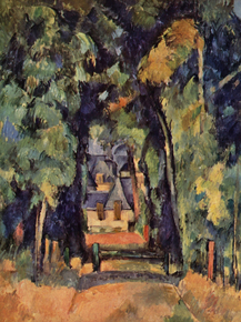 Cezanne Paul | Сезанн Поль - Дорога в Шантильи