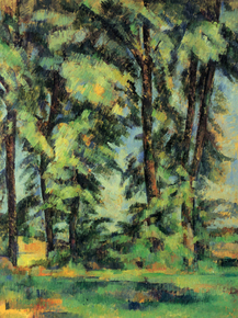 Cezanne Paul | Сезанн Поль - Высокие деревья в Жа де Буффан