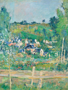 Cezanne Paul | Сезанн Поль - Вид на Овер сюр Уаз. Забор