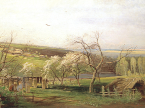 Alexei Savrasov | Саврасов Алексей - Сельский вид, 1867