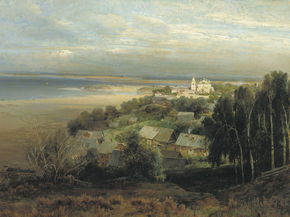 Alexei Savrasov | Саврасов Алексей - Печерский монастырь под Нижним Новгородом, 1871