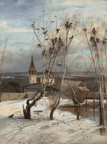 Alexei Savrasov | Саврасов Алексей - Грачи прилетели, 1871