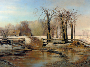 Alexei Savrasov | Саврасов Алексей - Весенний день, 1873