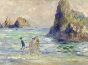 Pierr - Auguste Renoir | Ренуар Пьер - Скалы в Гернсее