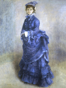 Pierr - Auguste Renoir | Ренуар Пьер - Парижанка. Дама в голубом