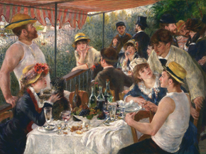 Pierr - Auguste Renoir | Ренуар Пьер - Ланч на вечеринке