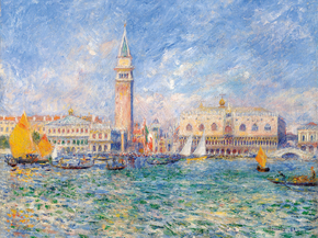 Pierr - Auguste Renoir | Ренуар Пьер - Венеция. Дворец Дожей, 1881