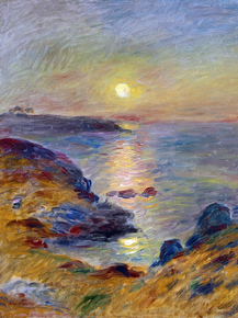 Pierr - Auguste Renoir - Sunset at Douarnenez, 1883 | Ренуар Пьер
