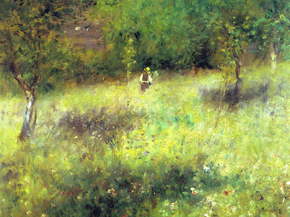 Pierr - Auguste Renoir - Spring at Chatou, 1875 | Ренуар Пьер