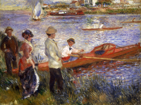 Pierr - Auguste Renoir - Chatou hires | Ренуар Пьер