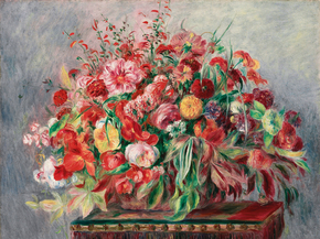Pierr - Auguste Renoir - Basket of Flowers Corbeille de fleurs, 1890 | Ренуар Пь..