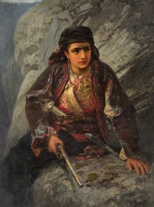 Polenov Vasily - The Herzegovinian on Lookout, 1876 | Поленов Василий