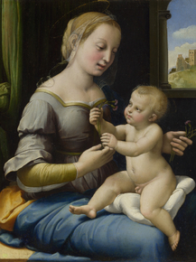 Raffaello Santi - La Madonna dei Garofani | Рафаэль Санти