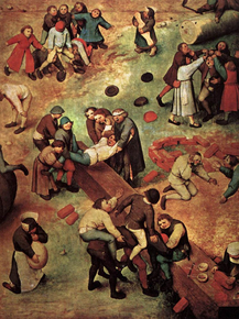 Pieter Bruegel | Питер Брейгель - Детские игры (фрагмент)