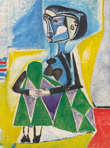 Pablo Picasso | Пабло Пикассо - Жаклин на корточках