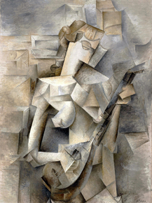 Pablo Picasso | Пабло Пикассо - Девушка с мандолиной