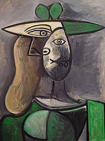 Pablo Picasso | Пабло Пикассо - Женщина в зеленой шляпке