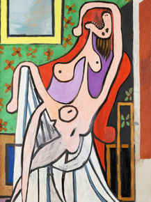 Pablo Picasso | Пабло Пикассо - Женщина в красном кресле