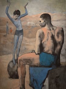 Pablo Picasso - Girl on the ball | Пабло Пикассо - Девочка на шаре