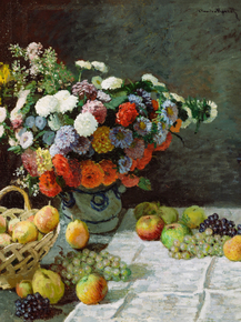 Monet Claude | Клод Моне - Цветы и фрукты