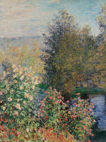 Monet Claude | Клод Моне - Уголок сада в Монжероне