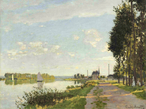 Monet Claude | Клод Моне - Прогулка в Аргентеле