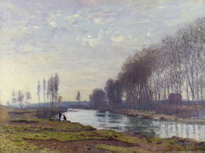 Monet Claude | Клод Моне - Маленький приток Сены в Аргентеле