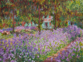 Monet Claude | Клод Моне - Ирисы в саду Моне