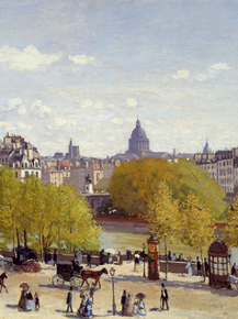Monet Claude | Клод Моне - Вид на Лувр Monet Claude | Клод Моне - Вид на Лувр