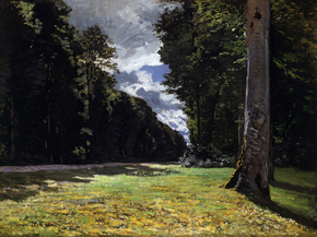 Monet Claude | Клод Моне - В саду Фонтэнбло