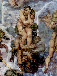 Michelangelo | Микеланджело - Страшный суд. Фрагмент. Проклятые