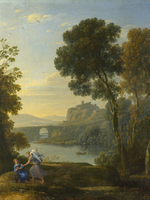 Claude Lorrain | Лоррен Клод - Пейзаж с Хагар и Ангелом