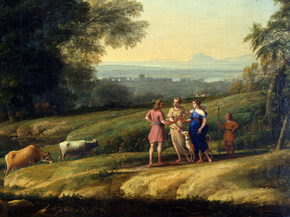 Claude Lorrain | Лоррен Клод - Пейзаж с Кефалом и Прокрисом объединенными Дианой