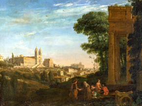 Claude Lorrain | Лоррен Клод - Вид на Рим