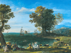 Claude Lorrain - The Rape of Europa, 1655 | Лоррен Клод