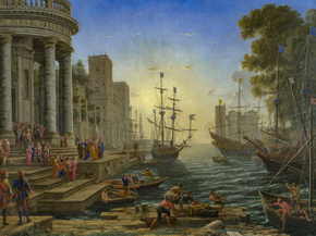 Claude Lorrain - Seaport with the Embarkation of St. Ursula | Лоррен Клод