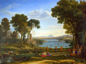 Claude Lorrain - Landscape with the Marriage of Isaac and Rebekah, 1648 | Лоррен Клод