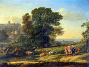Claude Lorrain - Landscape with Cephalus and Procris Reunited by Diana, 1645 | Лоррен Клод
