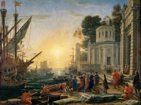 Claude Lorrain - Cleopatra Disembarking at Tarsus, 1642 | Лоррен Клод