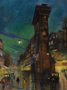 Korovin Konstantin | Коровин Константин - Париж. Арка Сен-Дени