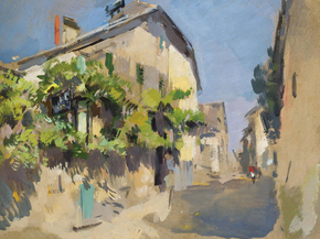 Korovin Konstantin | Коровин Константин - Улица залитая солнцем Korovin Konstantin | Коровин Константин - Улица залитая солнцем