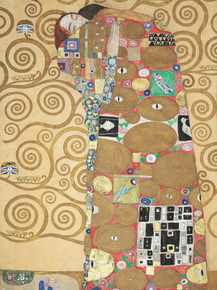 Gustav Klimt | Густав Климт - Поцелуй. Фрагмент