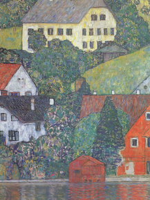 Gustav Klimt | Густав Климт - Дома в Унтерахе на Аттерзее, 1916