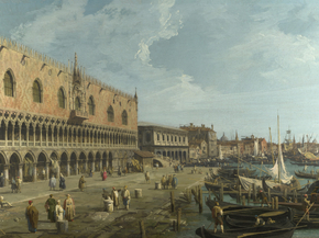 Canaletto | Каналетто - Венеция, Дворец Дожей и Рива дельи Скьявони